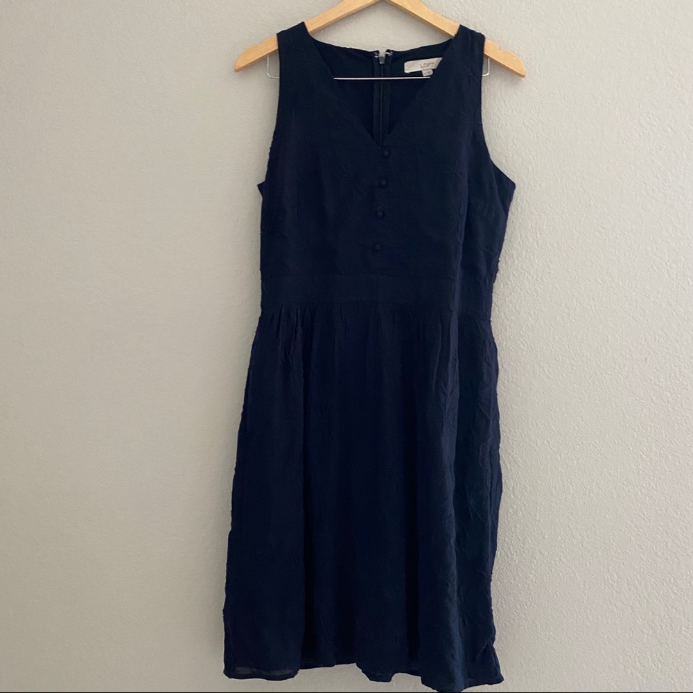LOFT A-Line Sleeveless Dress